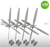 ASKA48069 1:48 ASK/Art Scale Propeller & Exhaust Set for B-29 Superfortress (REV kit)