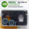 ASKA48088 1:48 ASK/Art Scale P-51D Mustang Diamond Tread Wheels (EDU kit)