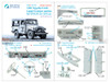 QTSQDS35176 1:35 Quinta Studio 3D Decal - Toyota FJ43 Land Cruiser Series (AKI kit) Small Version