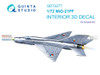 QTSQD72277 1:72 Quinta Studio 3D Decal - MiG-21PF Fishbed (EDU kit)