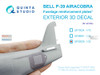 QTSQP32029 1:32 Quinta Studio 3D Decal - P-39 Airacobra Fuselage Reinforcement Plates