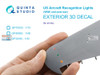 QTSQP32030 1:32 Quinta Studio 3D Decal - US Aircraft Recognition Lights (WW2 and Post War)