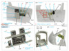 QTSQD32275 1:32 Quinta Studio 3D Decal - SBD Dauntless Rear Cockpit (TRP kit)