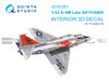 QTSQD32283 1:32 Quinta Studio 3D Decal - A-4M Skyhawk Late (TRP kit)