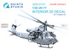 QTSQDS35181 1:35 Quinta Studio 3D Decal - UH-1Y Venom (TRP kit) Small Version