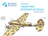 QTSQD35183 1:35 Quinta Studio 3D Decal - He111H-6 (BDM kit)