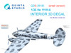 QTSQDS35183 1:35 Quinta Studio 3D Decal - He111H-6 (BDM kit) Small Version