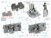 QTSQD48676 1:48 Quinta Studio 3D Decal - P-47N-1 Thunderbolt (MIA kit)