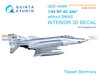 QTSQDS48686R 1:48 Quinta Studio 3D Decal - RF-4C Phantom II Late without DMAS (HAS kit) Small Version