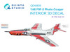 QTSQD48690 1:48 Quinta Studio 3D Decal - F9F-8 Photo Cougar (ZIM/KTH kit)