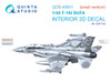 QTSQDS48691 1:48 Quinta Studio 3D Decal - F-16I Sufa (GWH kit) Small Version