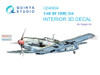 QTSQD48694 1:48 Quinta Studio 3D Decal - Bf109E-3 Bf109E-4 (DRA kit)
