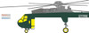 EDUCX709 1:72 Eduard Mask - CH-54A Tarhe (ICM kit)