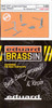 EDU6481168 1:48 Eduard Brassin - MiG-21F Fishbed Undercarriage Legs (EDU kit)