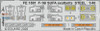 EDUFE1591 1:48 Eduard Color Zoom PE - F-16I Sufa Seatbelts (KIN kit)