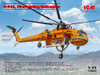 ICM53060 1:35 ICM S-64E Skycrane Firefighting Helicopter
