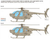 ACA12136 1:35 Academy MD500 Defender Helicopter 'IDF '