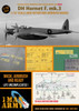 OMA32DET063 1:32 1Man Army Basic Markings & Stencil Masks - DH Hornet F.Mk.3 (DBM kit)