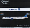 GEMG21445F 1:200 Gemini Jets United Airlines B767-400 Reg #N76064 Flaps Down Version (pre-painted/pre-built)