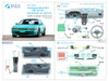 QTSQD24038R 1:24 Quinta Studio 3D Decal  -  Nissan Silvia S13 LHD Version (TAM kit)