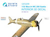 QTSQD32289 1:32 Quinta Studio 3D Decal - MC.200 Saetta (ITA kit)