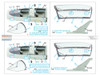 QTSQD32293 1:32 Quinta Studio 3D Decal - EF-2000B EF-2000T Eurofighter Typhoon Canopy Framing Extras Set (TRP kit)