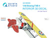 QTSQD48696 1:48 Quinta Studio 3D Decal - F4B-4 (CLP kit)