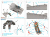 QTSQD48706 1:48 Quinta Studio 3D Decal - EE Lightning F.6 (AFX kit)
