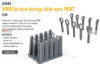 EDU635052 1:48 Eduard Brassin WW2 German Towing Cable Eyes