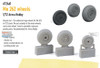 EDU672461 1:72 Eduard Brassin Me262 Wheels (ARM kit)