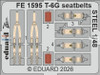EDUFE1595 1:48 Eduard Color PE - T-6G Texan Seatbelts (ITA kit)