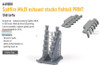EDU6481208 1:48 Eduard Brassin - Spitfire Mk.IX Exhaust Stacks Fishtail (AFX kit)