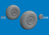 EDU6481204 1:48 Eduard Brassin - Hampden B Mk.I Wheels (ICM kit)