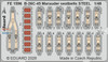 EDUFE1596 1:48 Eduard Color Zoom PE - B-26C-45 Marauder Seatbelts (ICM kit)