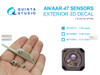 QTSQP35017 1:35 Quinta Studio 3D Decal - AN/AAR-47 Sensors