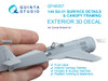 QTSQP48067 1:48 Quinta Studio 3D Decal - Su-31 Surface Details & Canopy Framing (QTS kit)