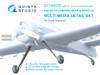 QTSQT48225R 1:48 Quinta Studio Su-31 Landing Gear & Wheels Set (QTS kit)