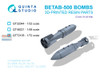 QTSQT72105 1:72 Quinta Studio BETAB-500 Bomb Set