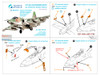 QTSQT72110 1:72 Quinta Studio Su-25 Frogfoot Exterior Detail Set #1 (ZVE kit)