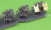 MASSM200012 1:200 Master Model IJN Type 96 25mm Twin Mount Late with Le Prieur Sights (x4)
