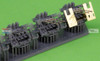MASSM200013 1:200 Master Model IJN Type 96 25mm Triple Mount Early with Open Ring Sights (x4)