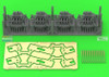 MASSM200014 1:200 Master Model IJN Type 96 25mm Triple Mount Late with Le Prieur Sights (x4)