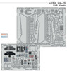 EDU491598 1:48 Eduard Color PE - MiG-17F Fresco Detail Set (KIN kit)