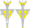 EDUEX1193 1:48 Eduard Mask - MiG-21F Fishbed Surface Panels (EDU kit)