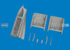 EDU6481172 1:48 Eduard Brassin - MiG-21F Fishbed Wheel Bay Set (EDU kit)