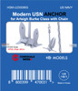 HSMU200086U 1:200 HS Models Modern USN Anchor with Chain (for Arleigh Burke Class)