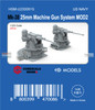 HSMU200091U 1:200 HS Models Mk.38 25mm Machine Gun System MOD2