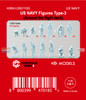 HSMU350110U 1:350 HS Models US Navy Figure Set Type 3 (Around the Flight Deck)