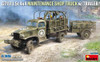 MIA35498 1:35 Miniart G7117 1.5t 4x4 Maintenance Shop Truck with Trailer