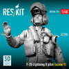 RESRSF480174F 1:48 ResKit F-35 Lightning II Standing Pilot Figure - Scene 1